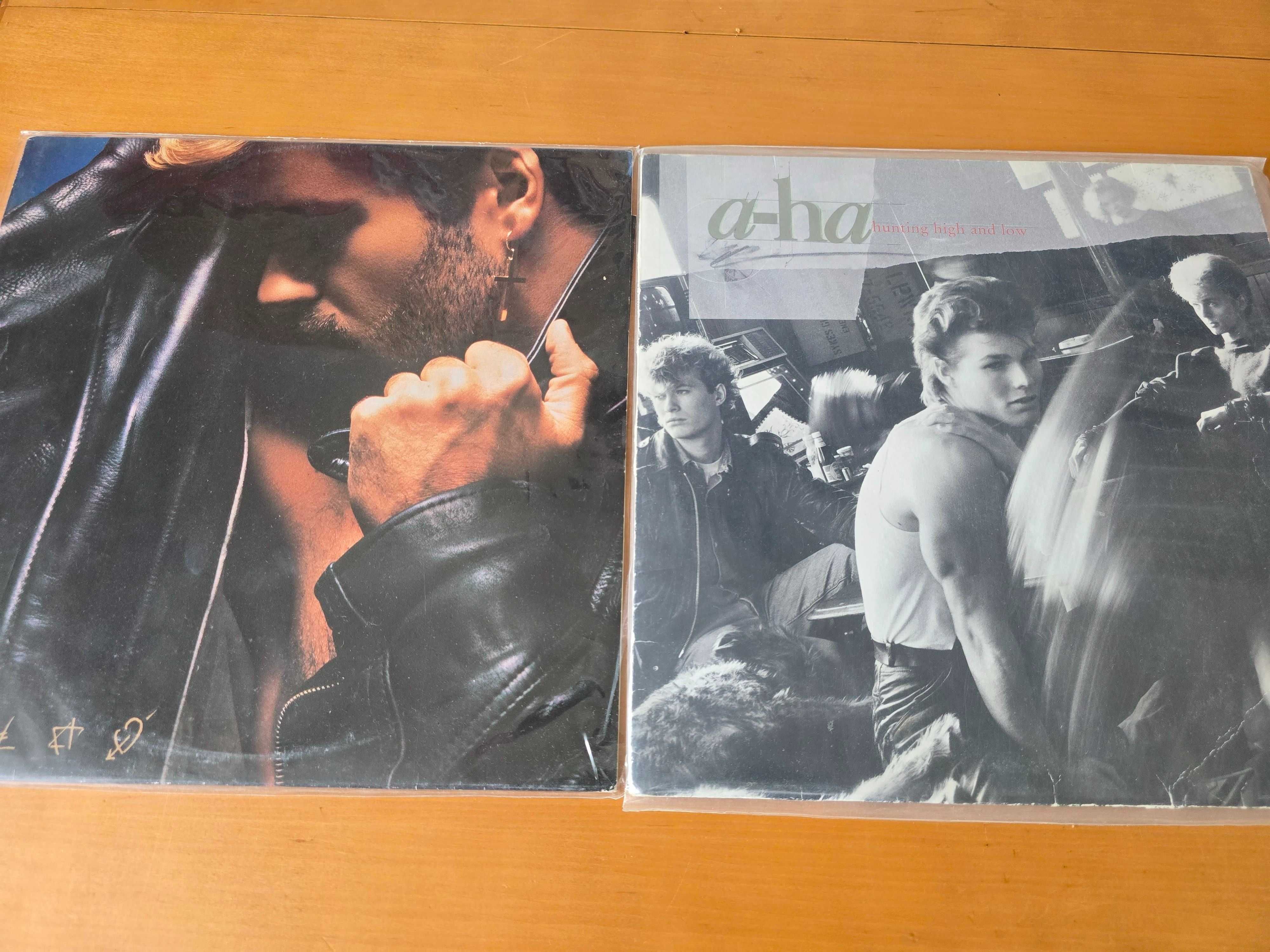 Płyty winylowe: GEORGE MICHAEL, A-HA - stare ładne wydania - same hity