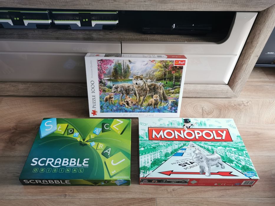 Gry Planszowe Monopoly Scrabble Original