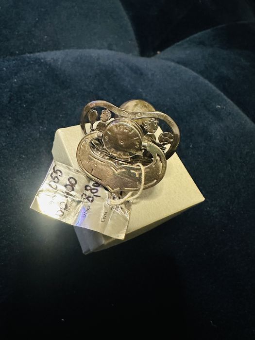 Srebrny smoczek na pierwszy ząbek prezent