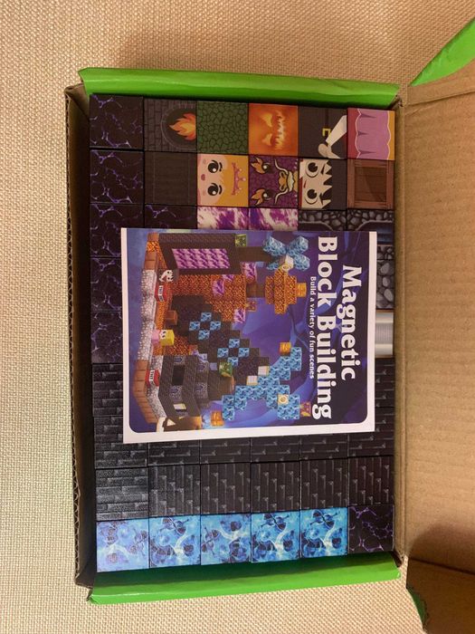 Магнітний конструктор 108 шт I Палац I З інструкцією I 3Д I 2x2