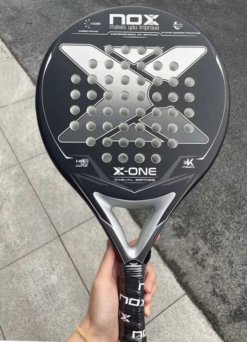 Rakieta do tenisa Padel 3K z włókna węglowego z miękką pamięcią Eva