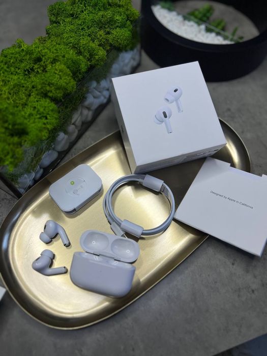 Чудові навушники від apple airPods Pro 2 lux якості + чохол в подаруно