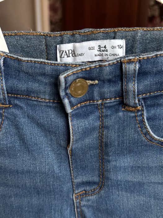 Джинси Zara 3-4 р 104 см сорочка-кофта в подарунок