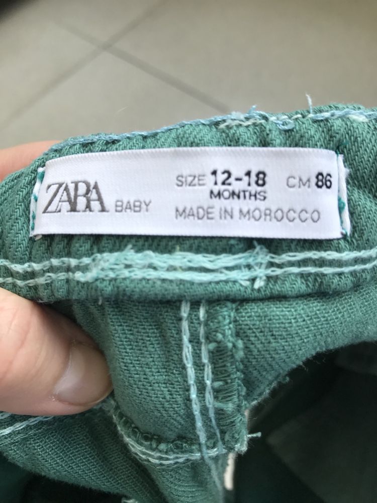 Продам шорты ZARA на 1,5-2года, рост 86см