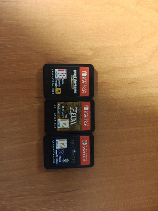 Картриджи, Nintendo switch 3 штуки