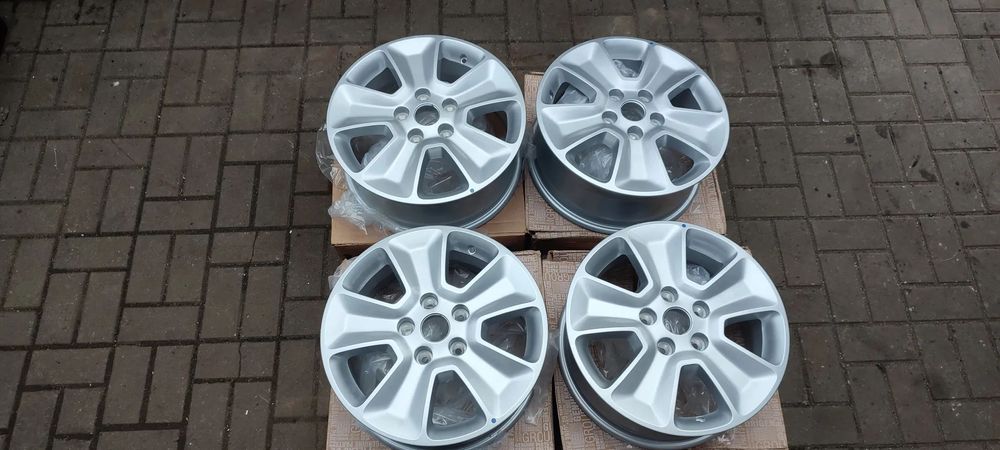 403003909R FELGI AULUMINIOWE 5x114.3 6.5Jx16 CALI ET50 RENAULT MEGANE CAPTUR SCENIC III KADIAR DACIA DUSTER NISSAN QASHQAI STAN JAK NOWE KOMPLET