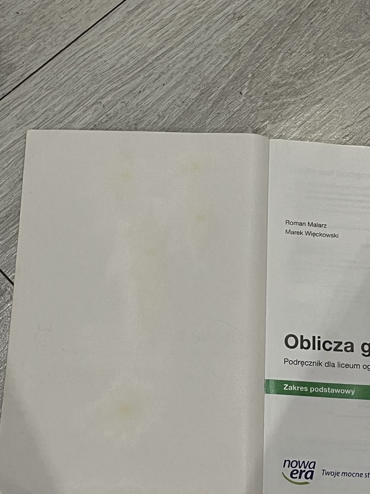Oblicza geografii 1 poziom podstawowy