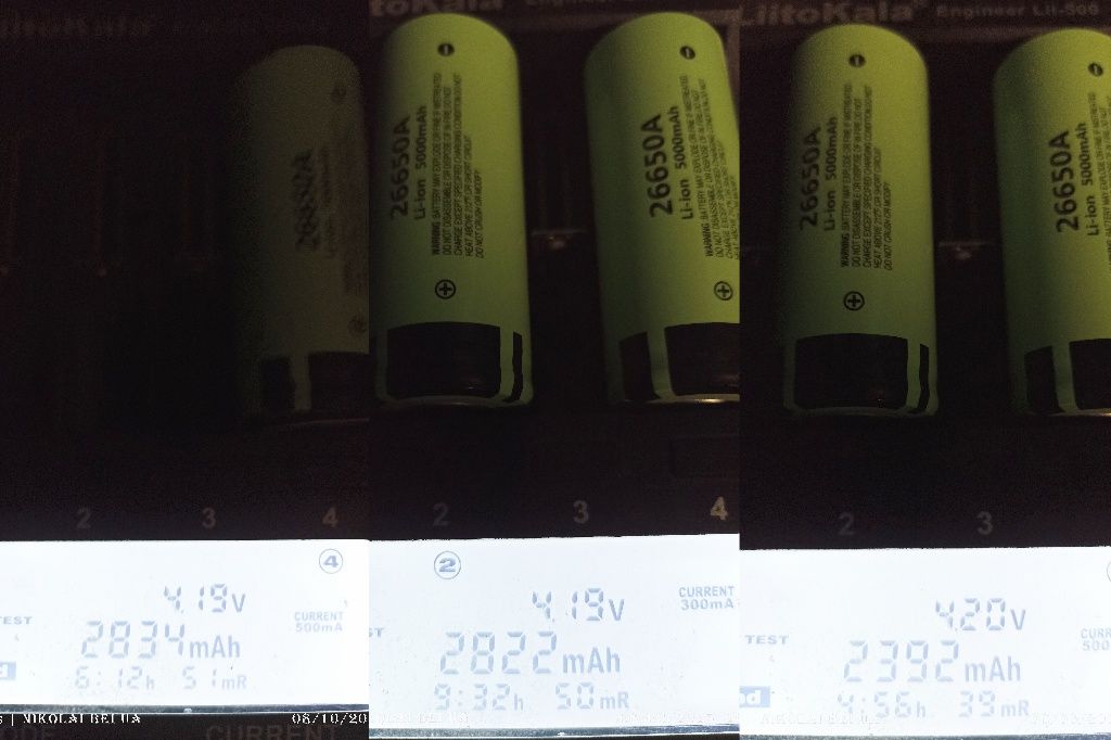 Акумулятор 26650A Li-ion 5000mAh Panasonic Оригінал і інші