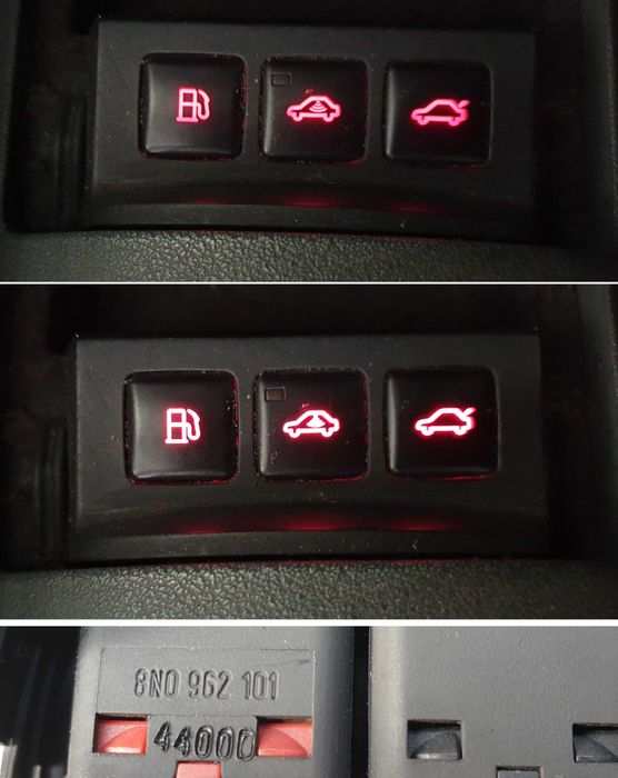 Audi TT 8N Panel przełącznik