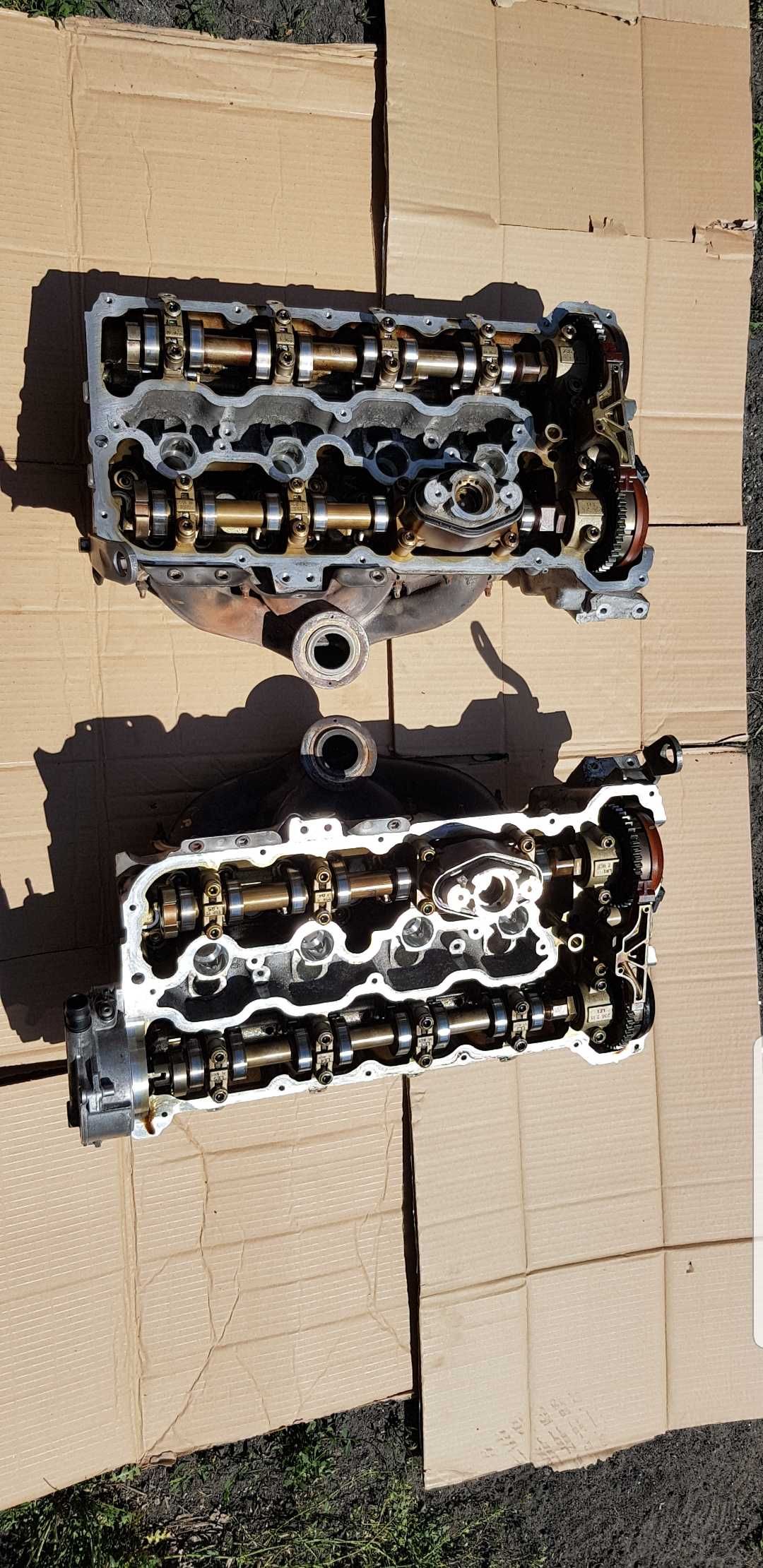 Głowica silnika BMW N63B44A LEWA PRAWA kompletna bdb