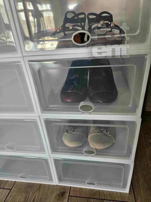 Pudełka 20 sztuk modułowe organizery białe do przechowywania zestaw