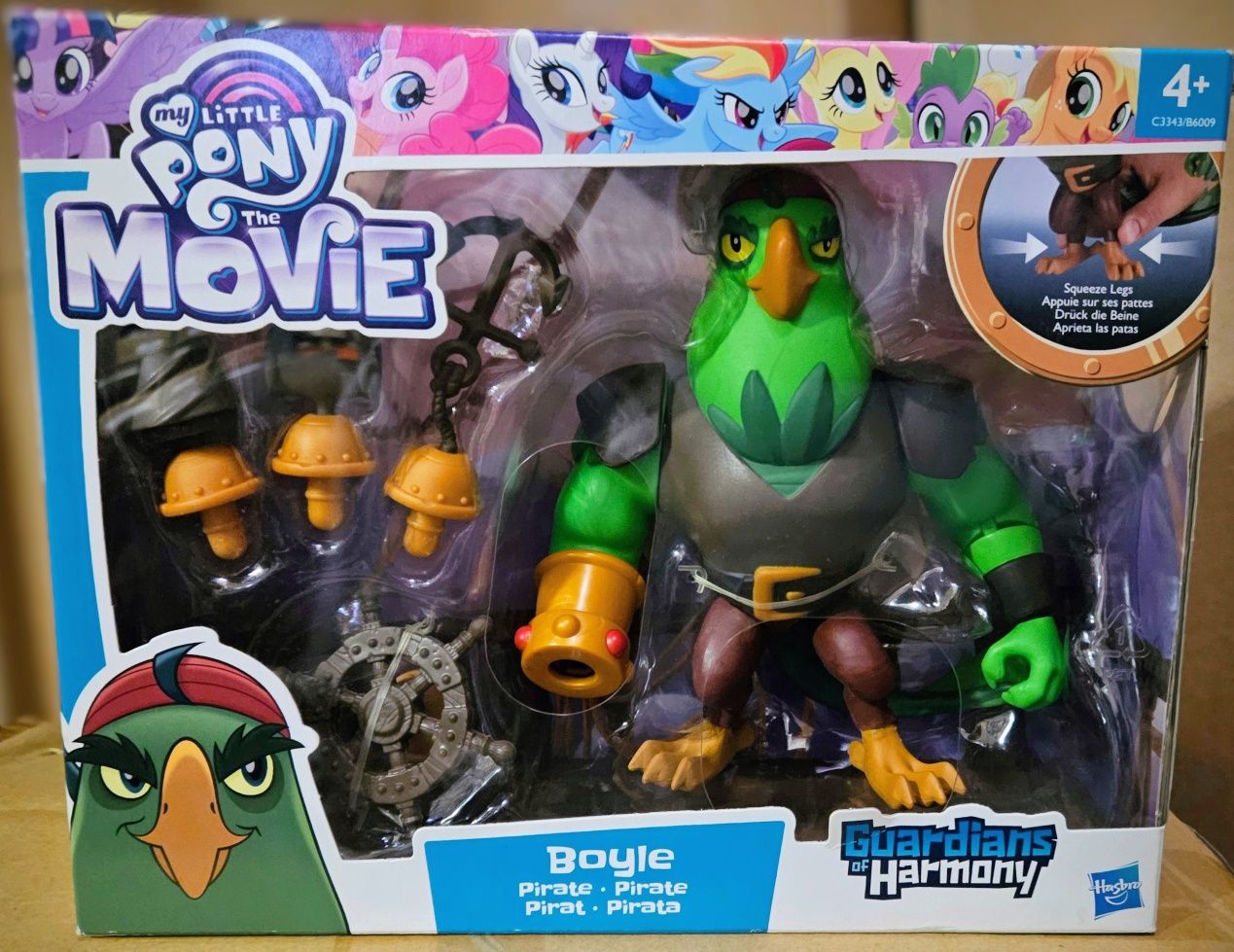 Figurka zabawka pirat Boyle z filmu My Little Pony