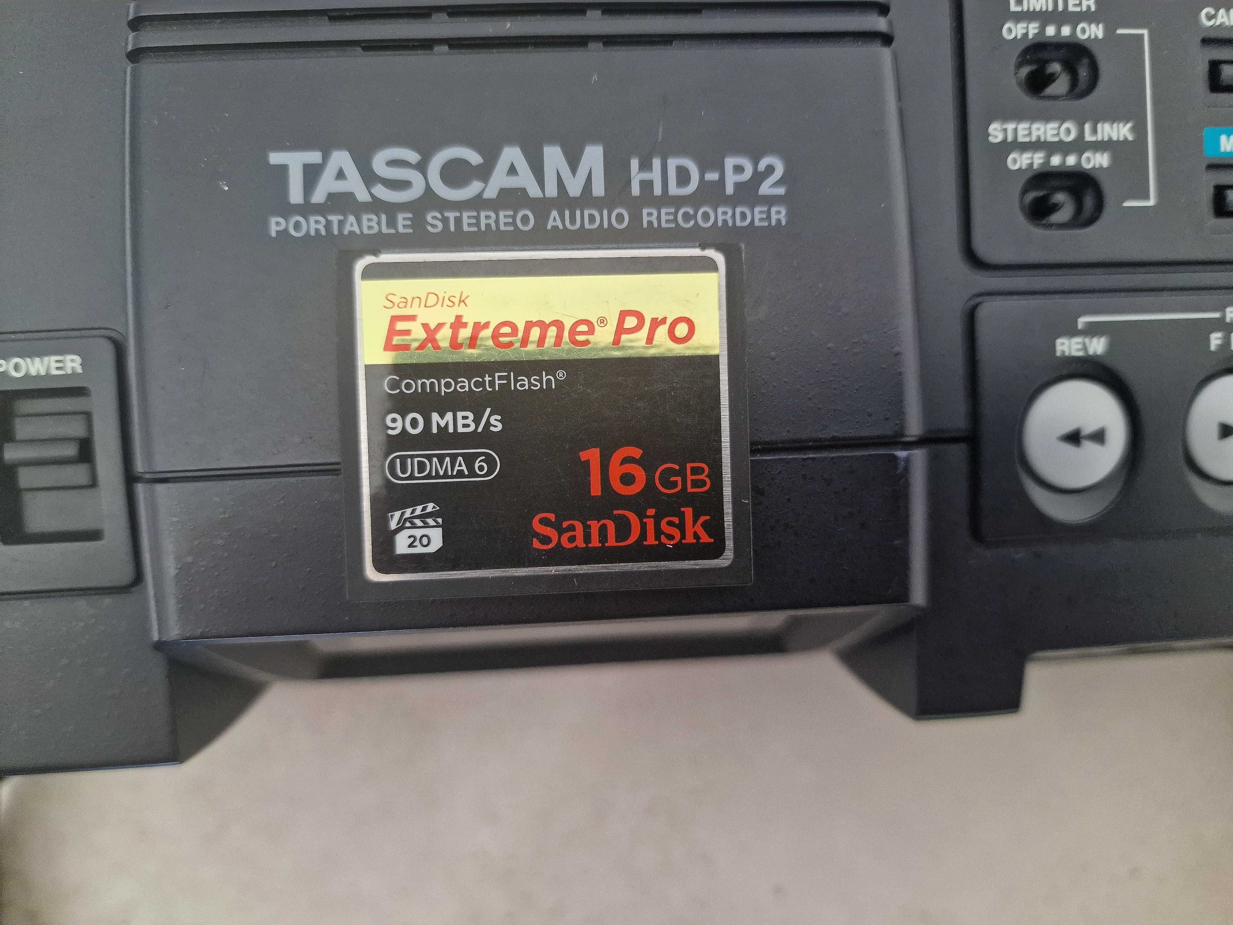 Tascam HD-P2 profesjonalny stereofoniczny rejestrator dźwięku