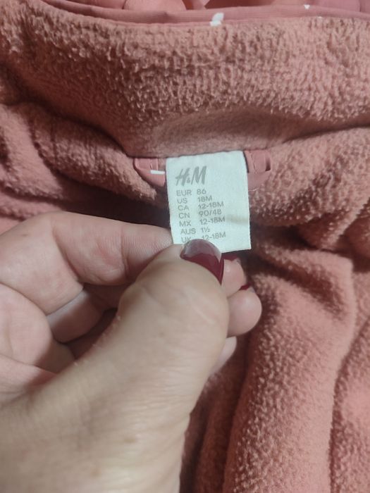 Комбинезон комбез термо зимовий зима комбінезон  h&m 86 92 12 18 24