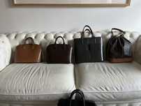 5 malas Louis Vuitton (telas Monograma, Epi, Vernis Montaigne)