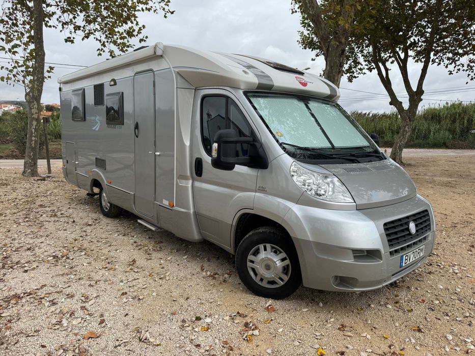 Burstner perfilada cama central + suspensao pneumatica