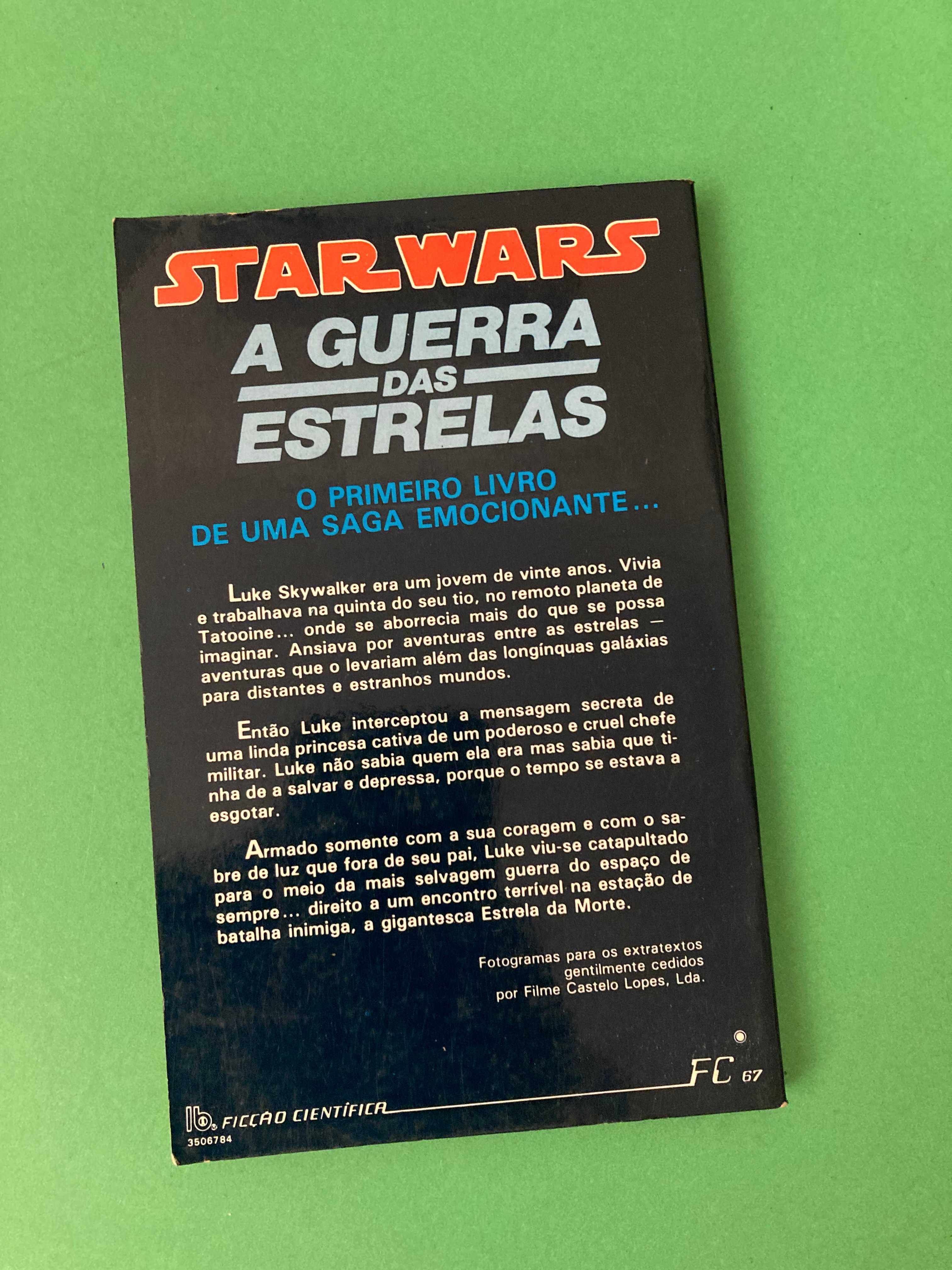 Livro Star wars A Guerra das Estrelas Publicações Europa América