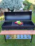 Гриль-мангал. Барбекю. BBQ.Сталь 4 мм. Решетка гриль.  Коптильня.