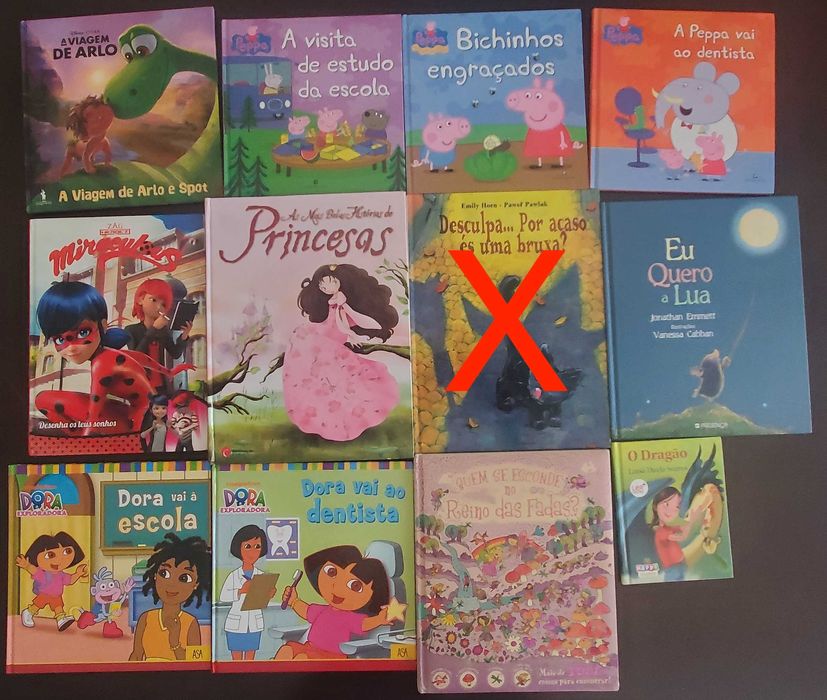 Livros Infantis usados em bom estado