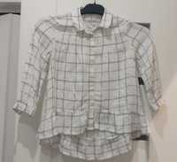 Nowa elegancka koszula Reserved r.116, kratk, falbana
