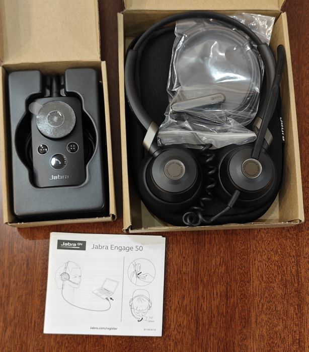 Навушники гарнітура Jabra Engage 50 + контролер Engage Link ENC080