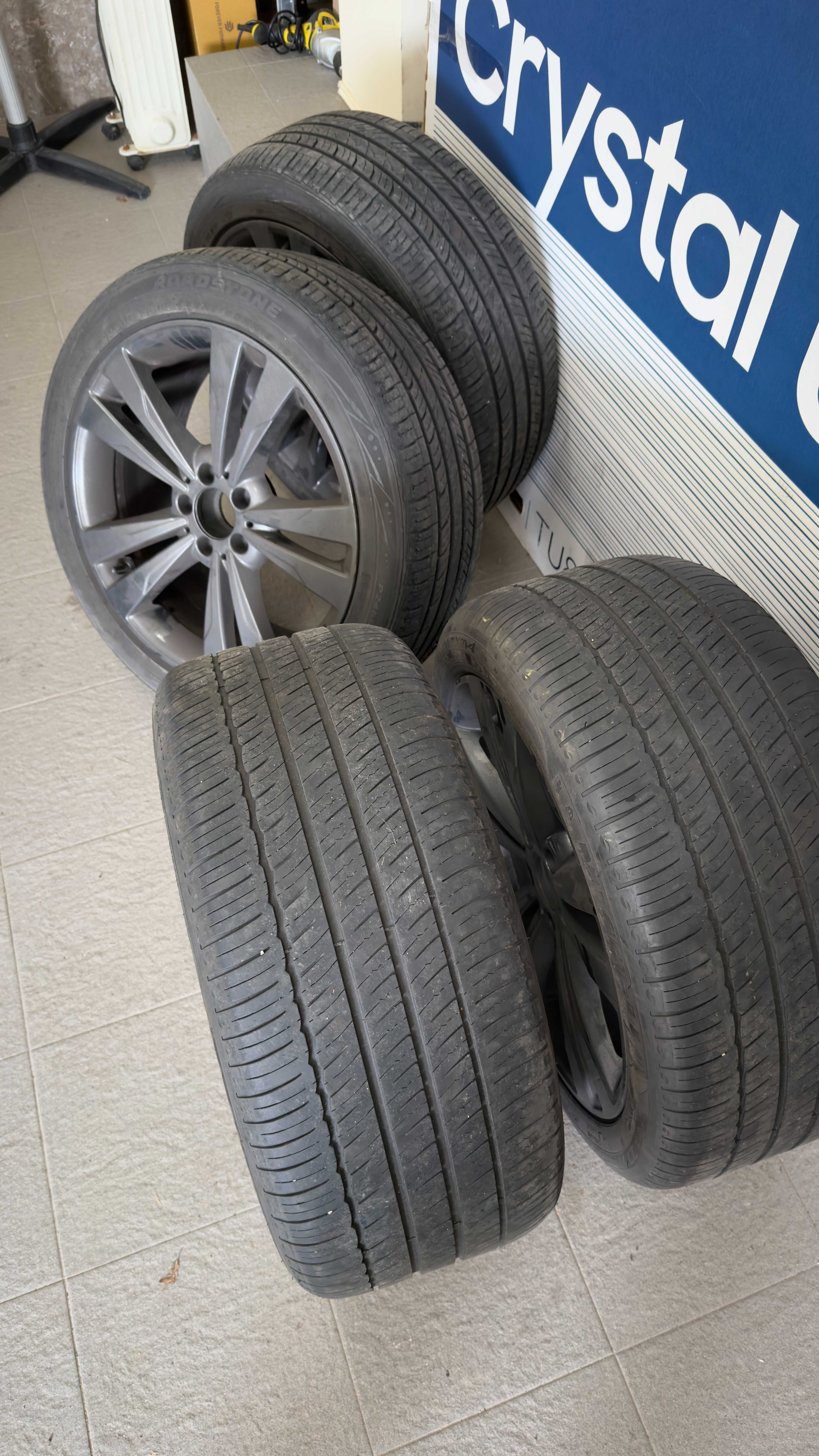 Диски Mercedes різноширокі R19 275/40  245/45 з резиною бу