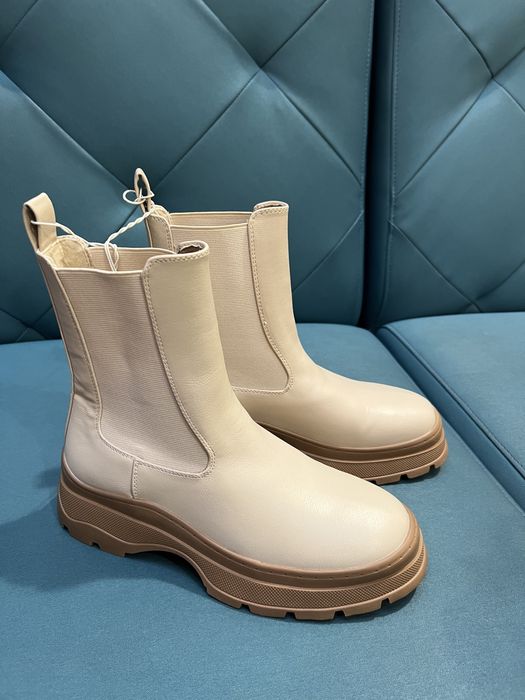 Botas Beje impermeável novo n 38 n 37