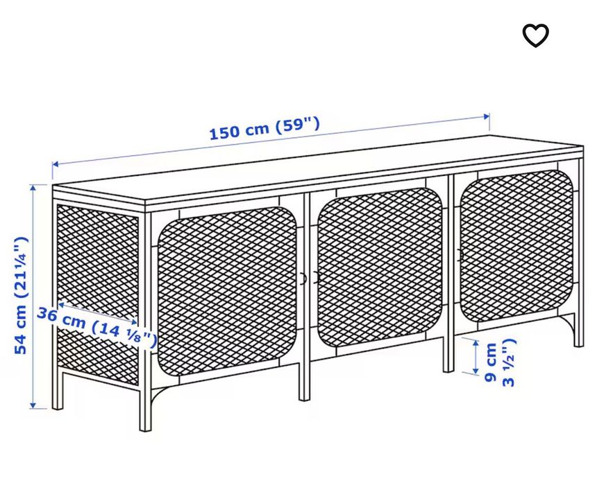 Szafka pod TV FJÄLLBO Loft