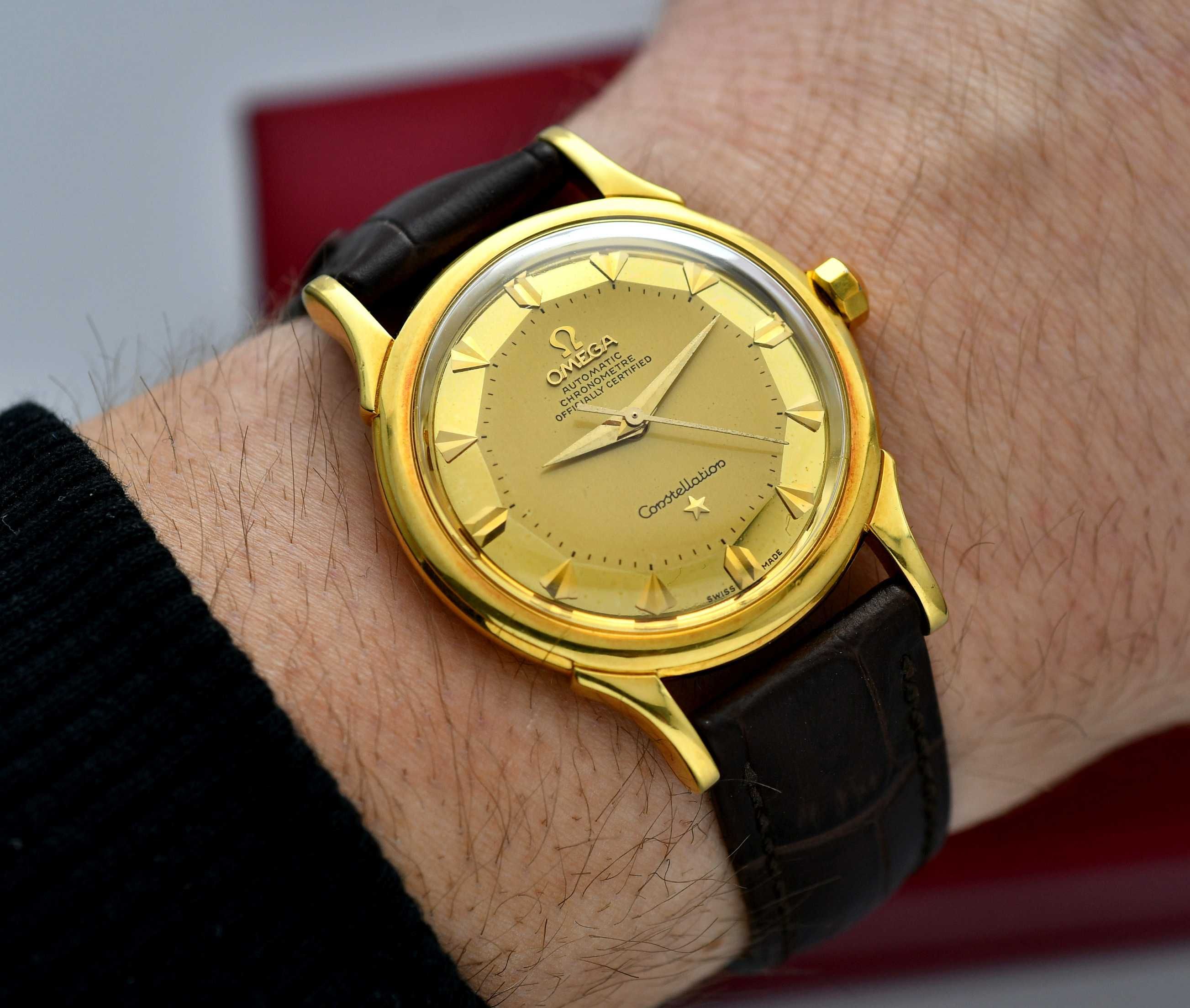 Zegarek OMEGA Constellation Automatic ZŁOTO 18K - Vintage z 1956 r.
