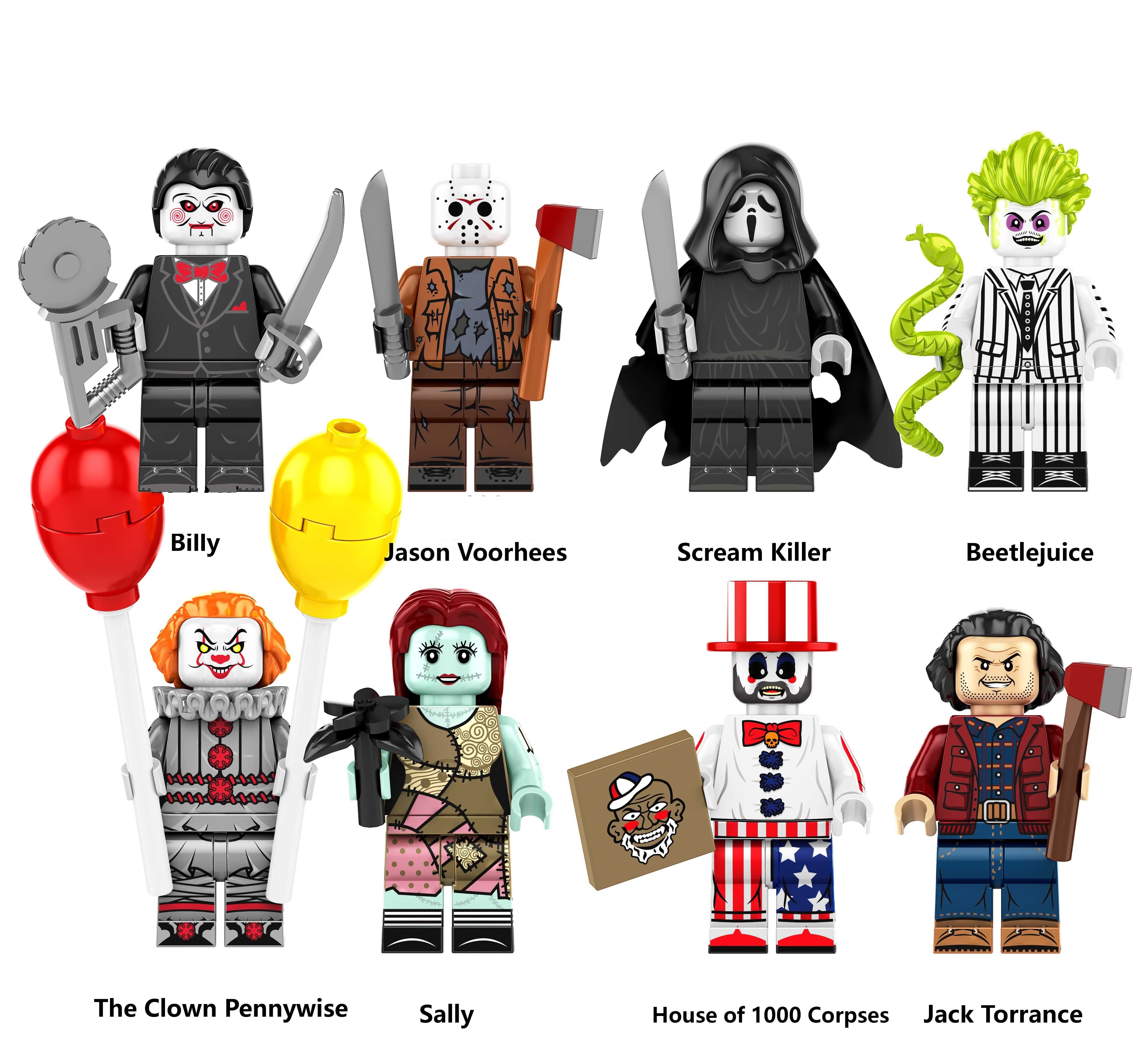 Coleção de bonecos minifiguras Terror nº8 (compatíveis Lego)