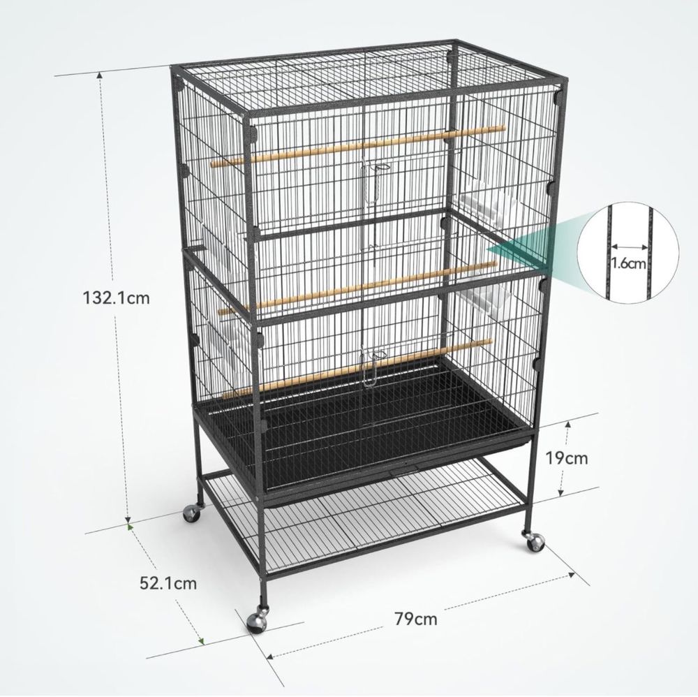 Gaiola para Aves - PORTES GRÁTIS