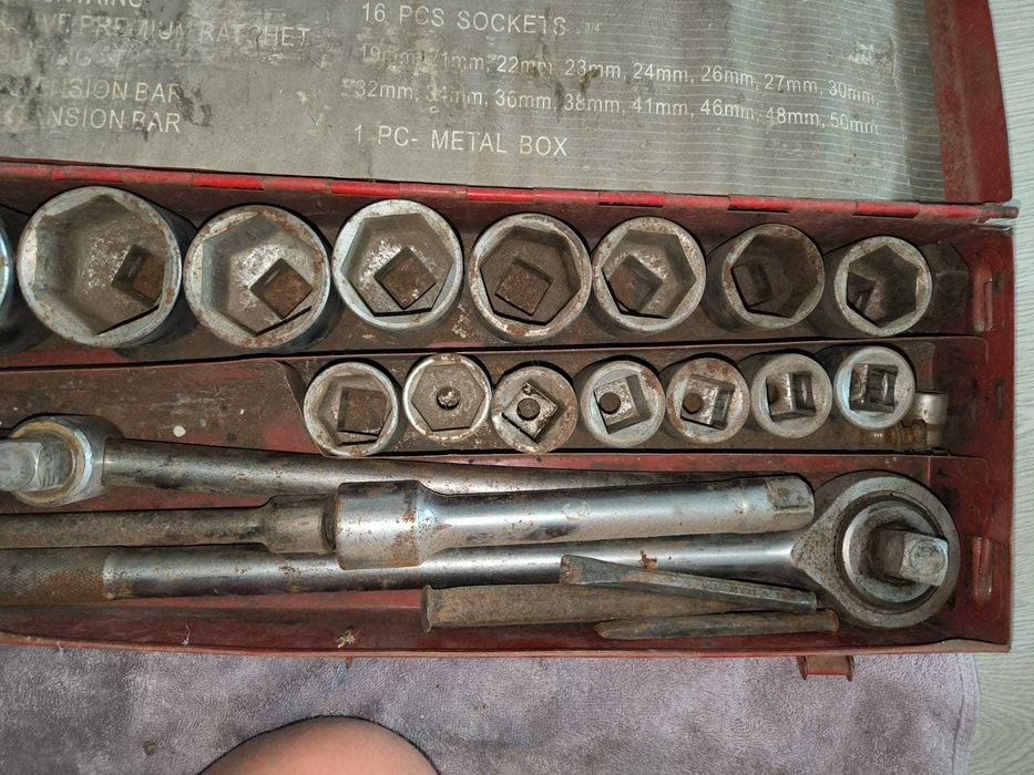 Набор торцевых ключей на 21 предмет с приводом 3/4".