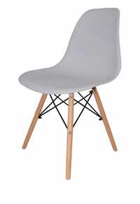 Krzesło skandynawskie krzesła 4szt szare