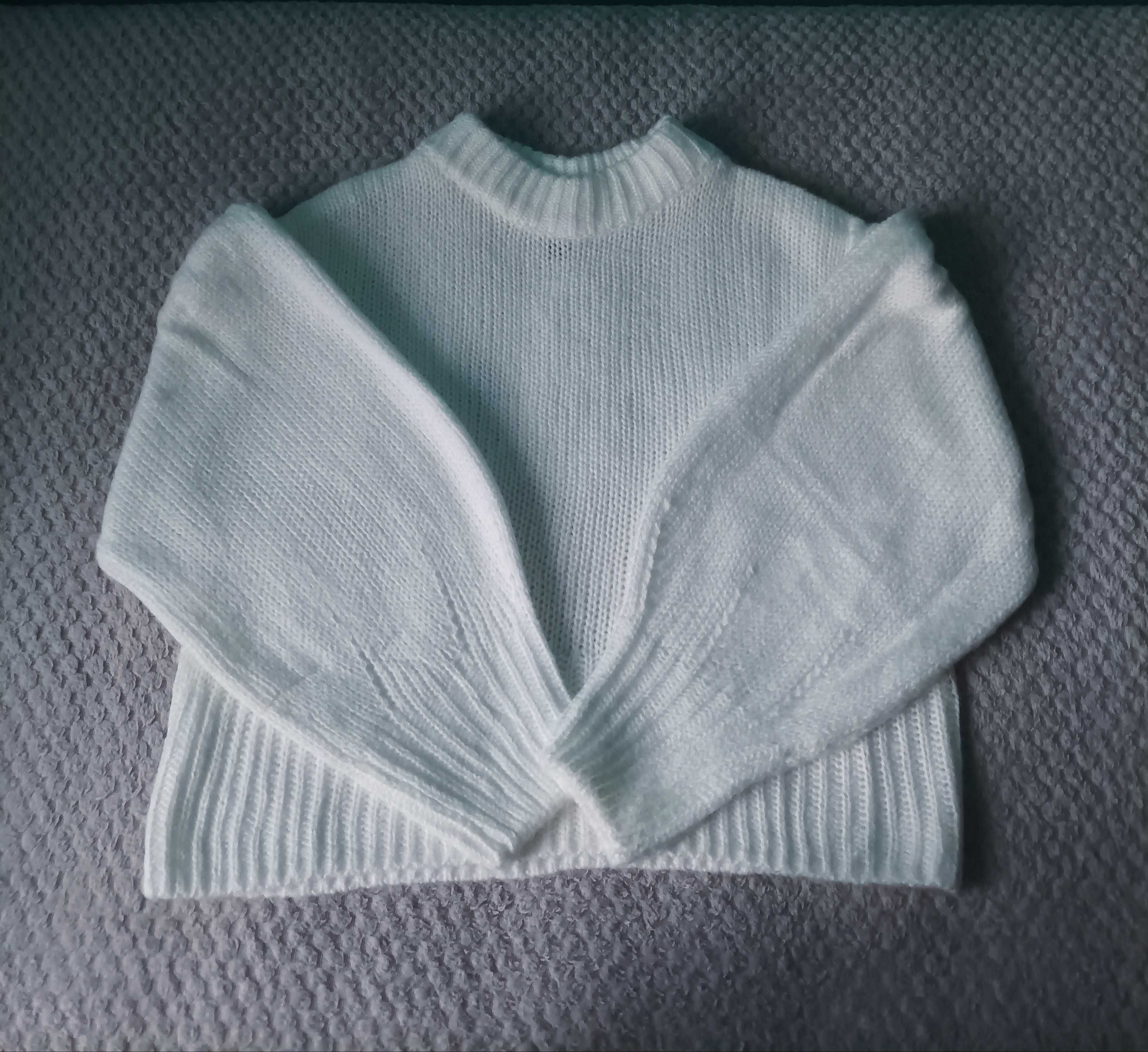 Sweter oversize z baloniastymi rękawami H&M