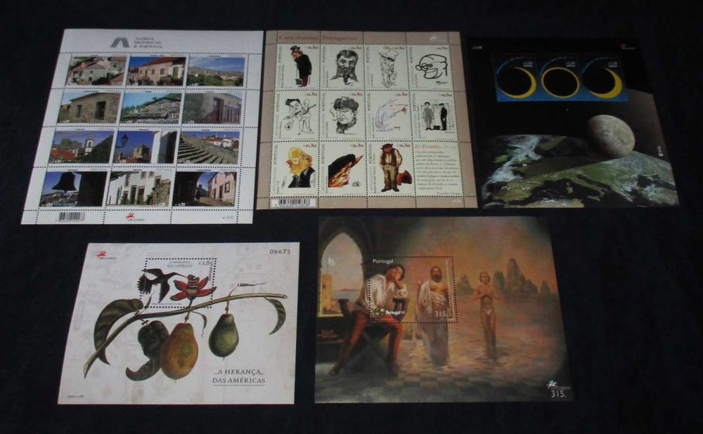 Blocos Novos MNH Selos Filatelia CTT