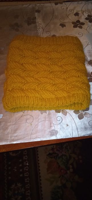 Шарф-шапка вязана