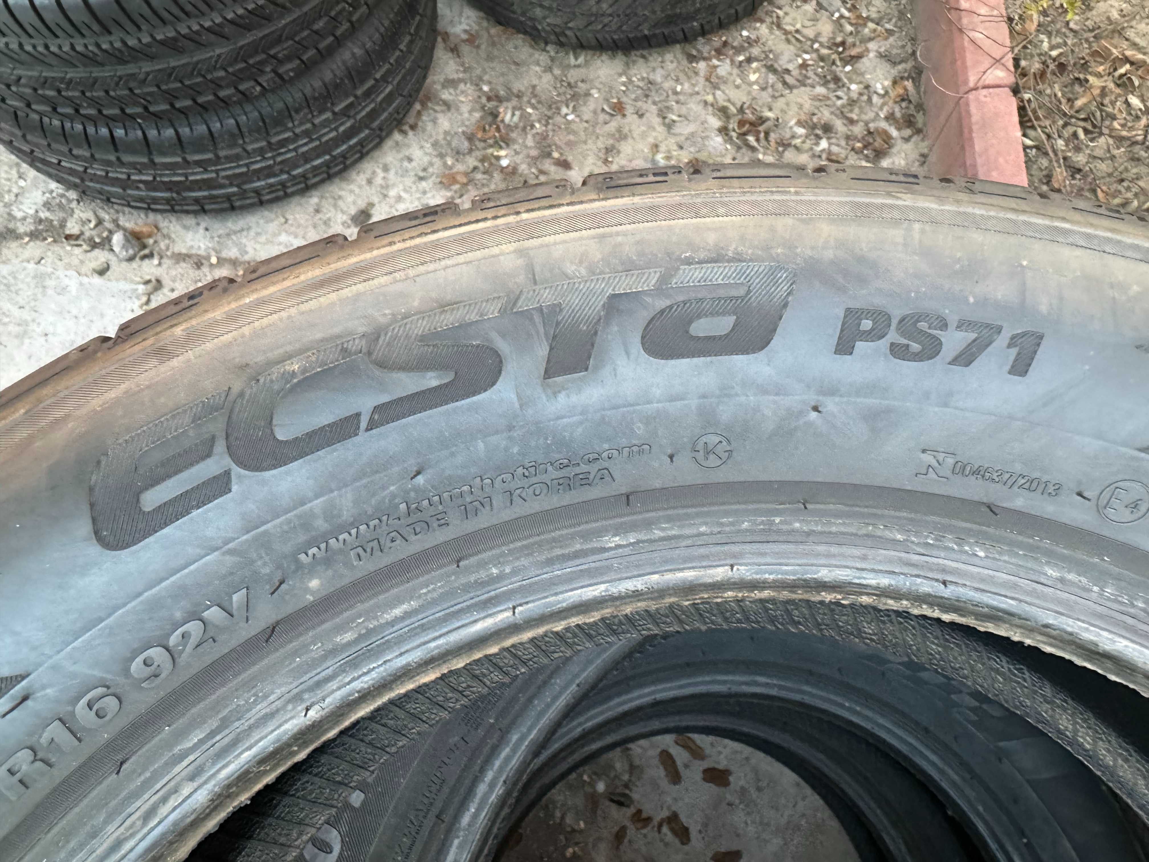 Нові шини KUMHO 205/60 R16 92V, Ecsta PS71, літня гума