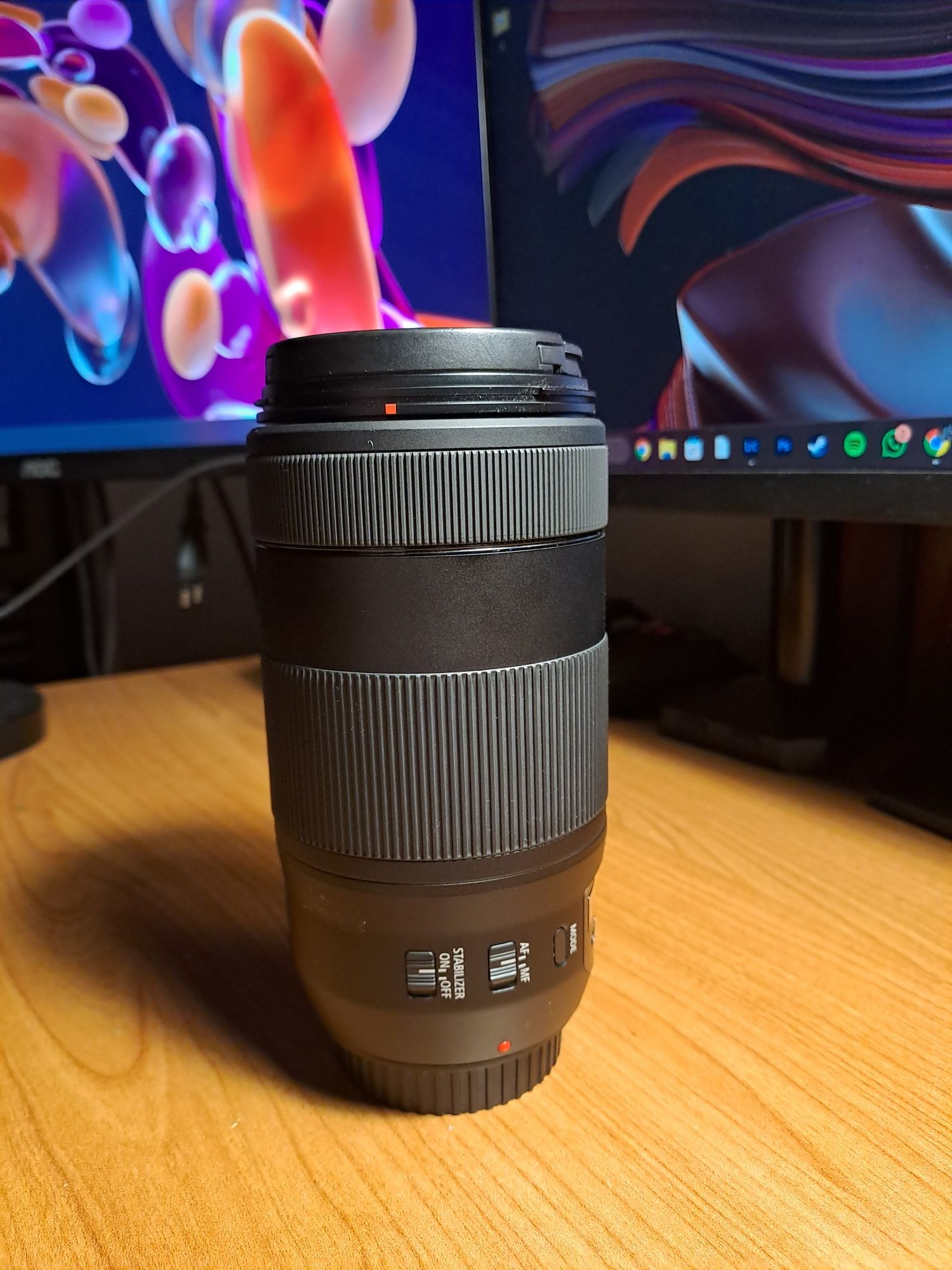 Canon EF 70-300mm f4-5.6 IS II usm (muito pouco uso)