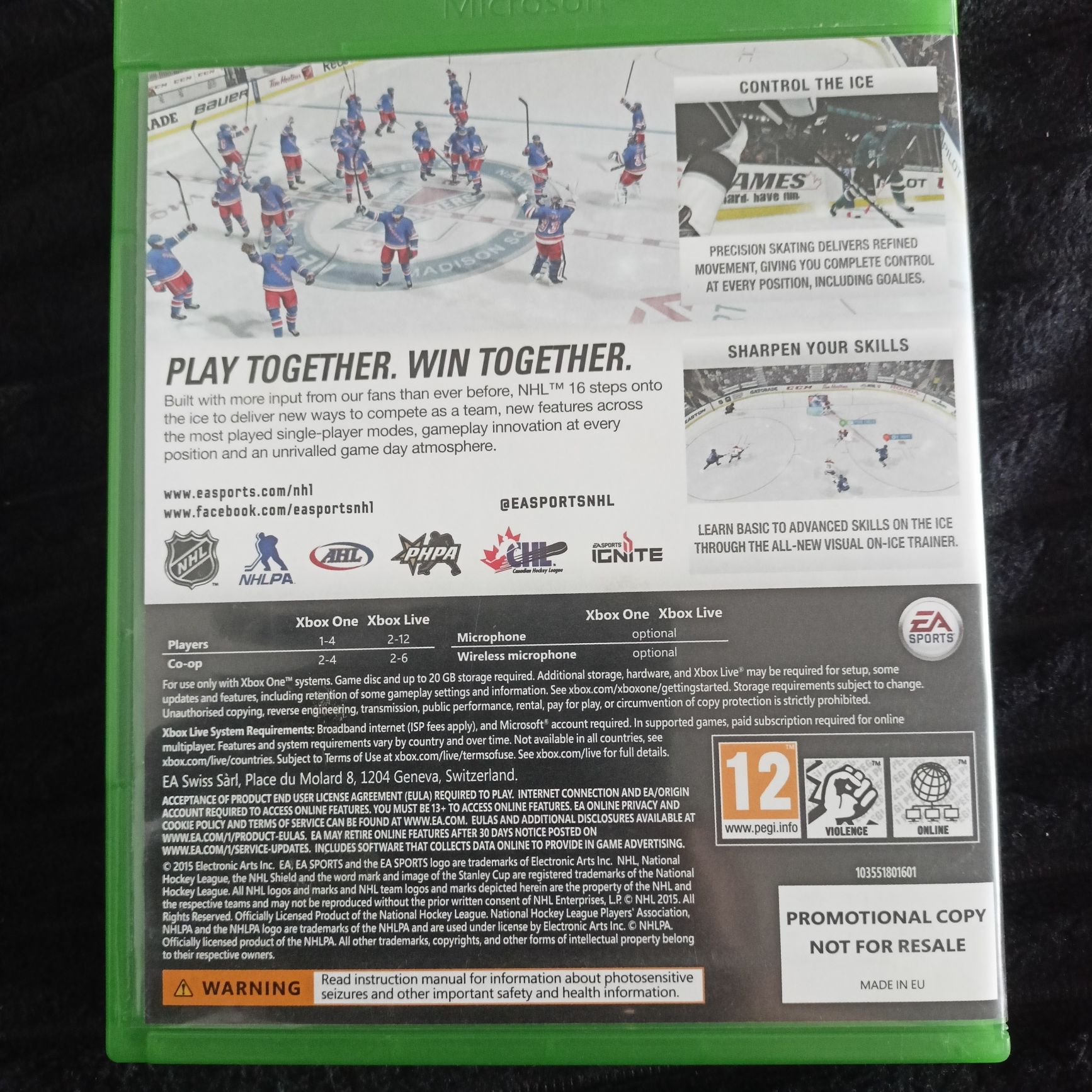 Gra NHL 16 Xbox one