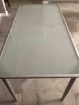 Stół ikea szkło + aluminium