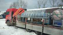 Transport z HDS 12,5 ton (20m) 10 ton ciężarowy skrzynia 8,0 m