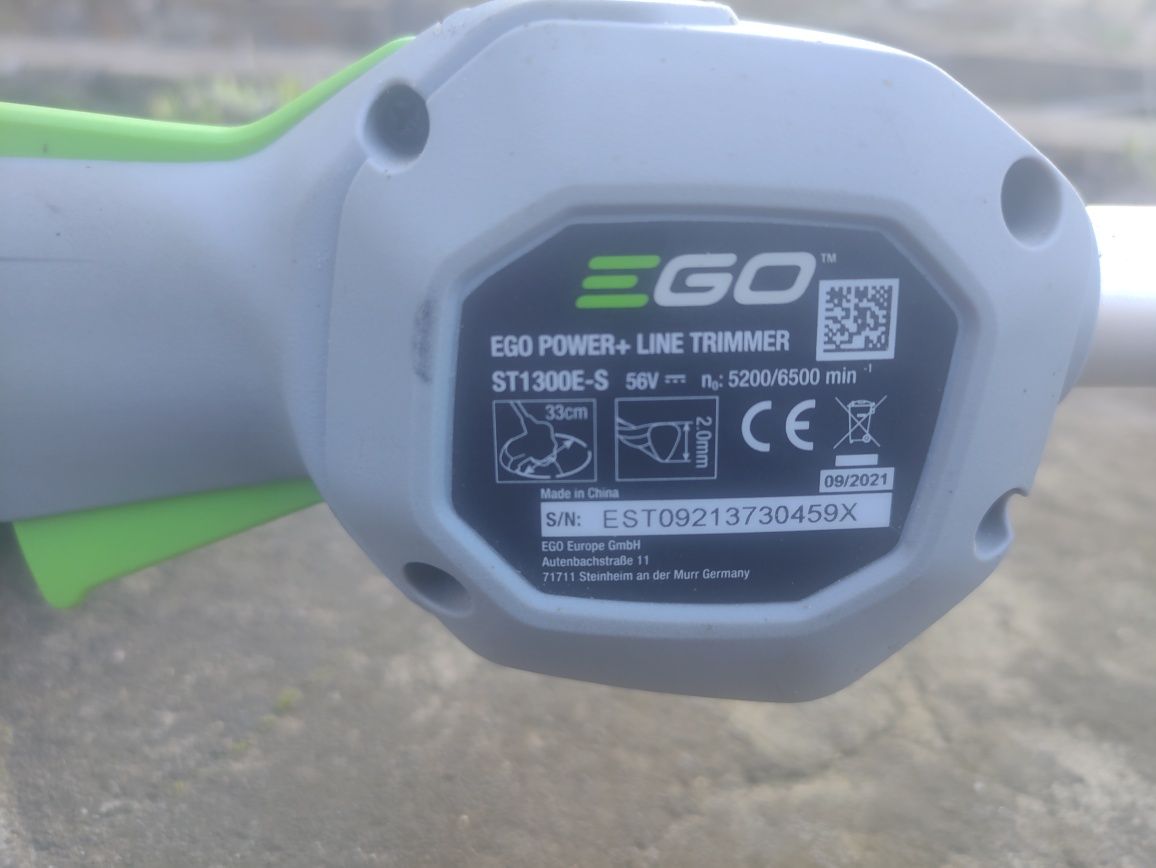 Тример/коса Ego ST1301 + акум 4Аг + зарядка