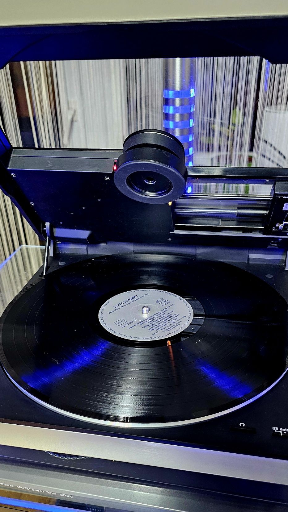 Technics SL-10 Gramofon linearny automatyczny, kolor szampan-bdb. stan