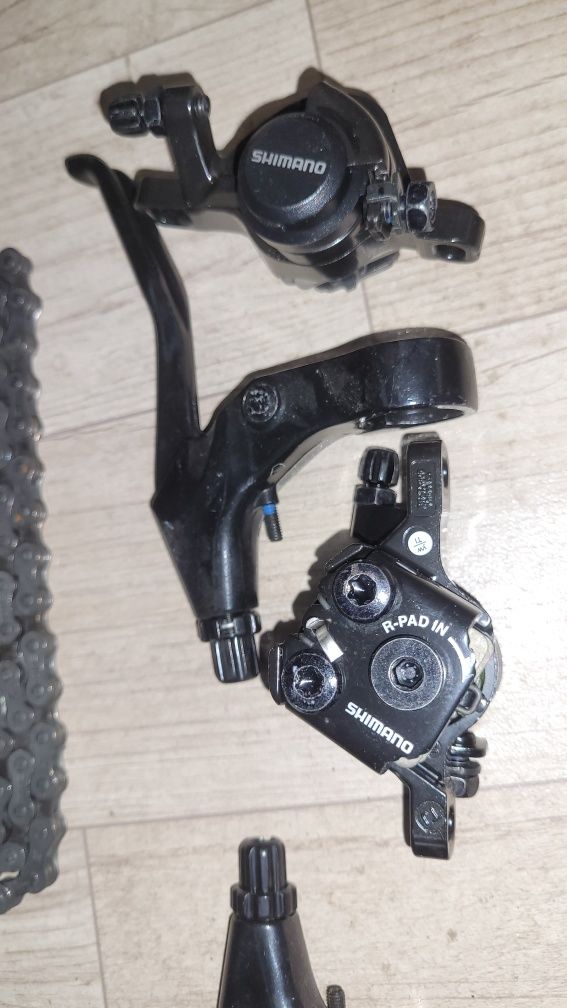 Grupa napęd Shimano Tourney, zaciski BR-TX805