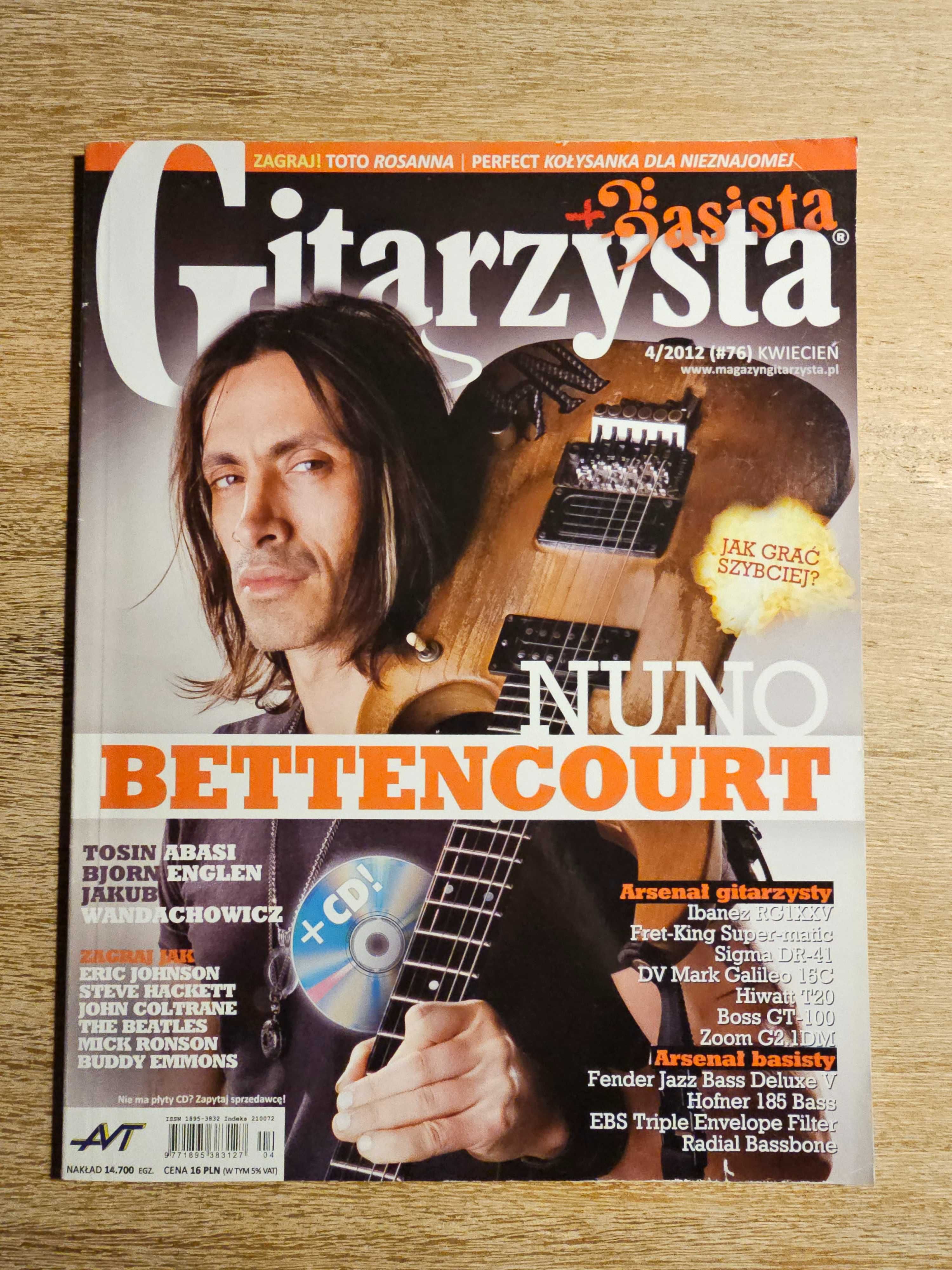 Gitarzysta #76 + Basista #19 4/2012 - Nuno Battencourt, Tosin Abasi