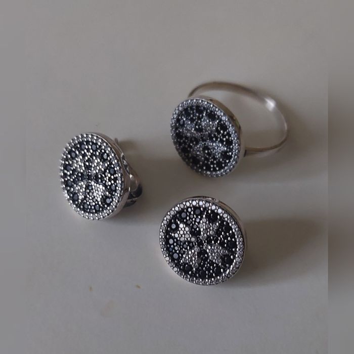 Серебряный набор "Очарование".