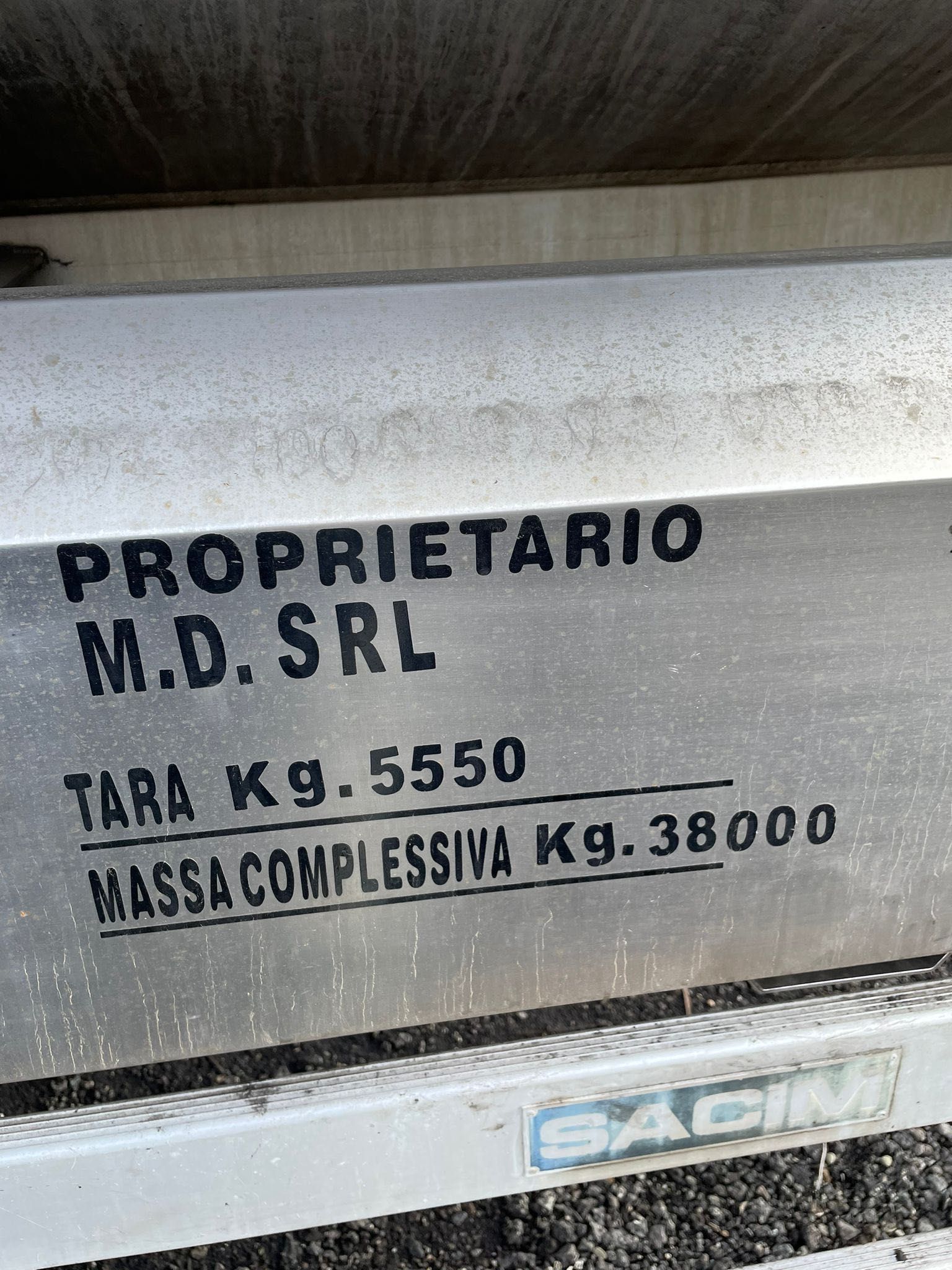 Cysterna Sacim SPA SLU 43S 2006