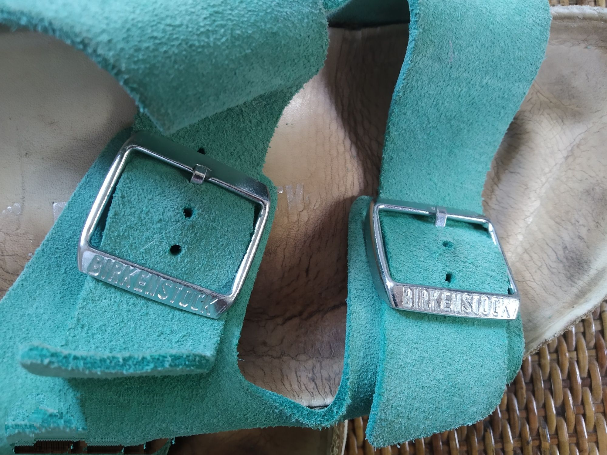 Birkenstock Arizona Emerald Замша 40,5-41/25,5-26см.