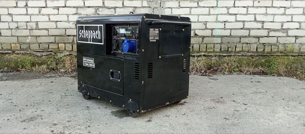 Дизельний генератор SCHEPPACH 5500 (Відео)