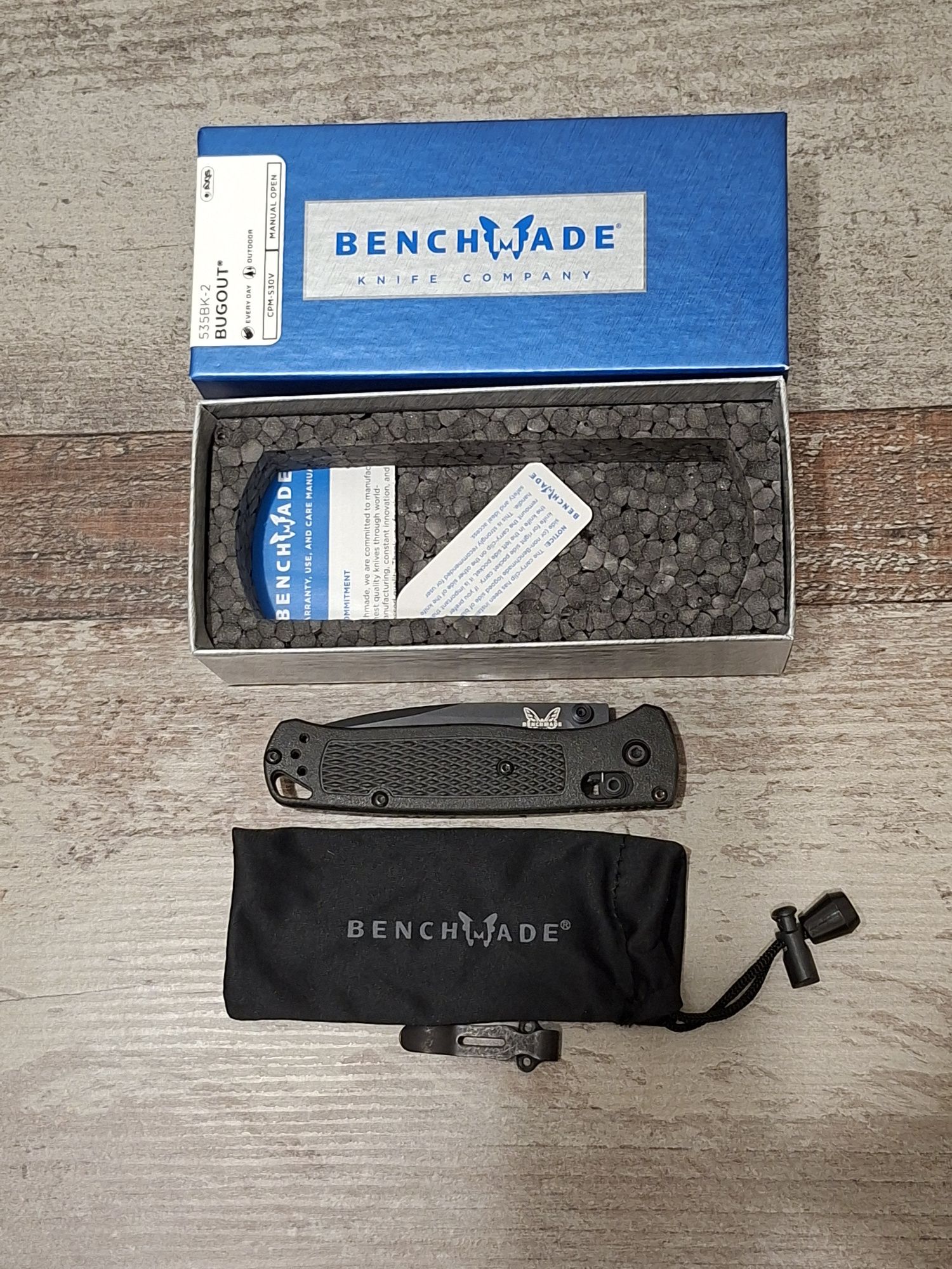 benchmade bugout black